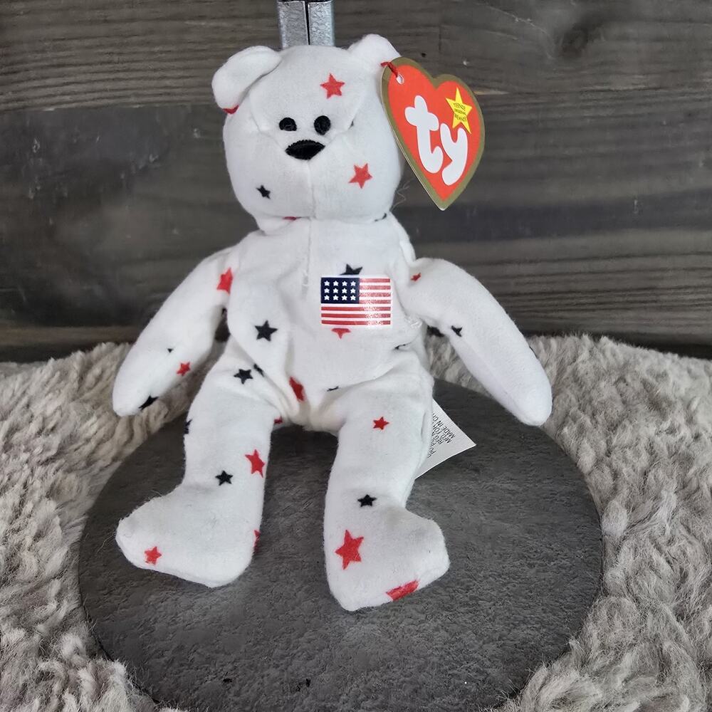Glory the Bear Ty Beanie Baby Plush McDonald's Happy Meal Toy 1999
